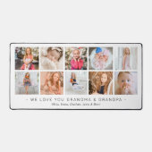 10 Großkinder Foto Collage Personalisiertes Gesche Schreibtischunterlage (Vorderseite)
