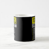 10 Gründe für den Verbleib eines Elektrons Kaffeetasse (Mittel)