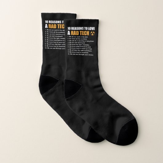 10 Gründe für die Liebe einer Krassen Tech Funny X Socken (Paar)