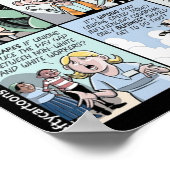 10 Gründe gegen GEWERKSCHAFTEN Poster (Ecke)