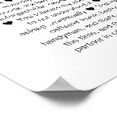 10 Gründe, warum ich Sie zum 10. Jahrestag Collage Poster (Ecke)