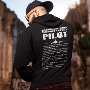 10 Gründe, warum Sie Pilot sind Hoodie