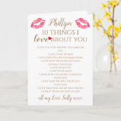 10 Gründe, warum wir Ihnen Liebe Geburtstagskuss Karte (Gelbe Blume)