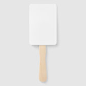 10 Handfans für Personalisierte Hochzeiten Fächer (Rückseite)