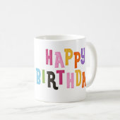 10. Happy Birthday Tasse Design 1 (VorderseiteRechts)