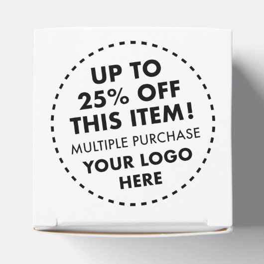 10 Herzfavoriten Box 25% Rabatt auf Bulk Buy Rabat Geschenkschachtel (Oben)