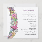 10. Hochzeit Jahrestag individuelle Einladung (Rückseite)