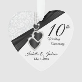 10. Hochzeit-Jubiläum Keepake Design Ornament