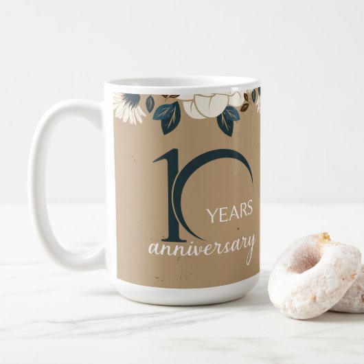 10. Hochzeitsfeier Kaffeetasse (Mit Donut)