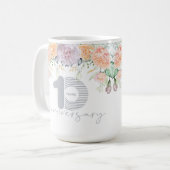 10. Hochzeitsfeier Kaffeetasse (Vorderseite Links)