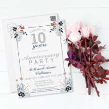 10. Hochzeitsjubiläum Prost auf 10 Jahre