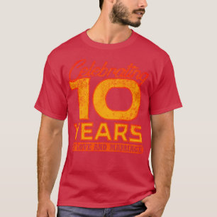 10. Hochzeitstag 10 Jahre Ehe 4 T-Shirt