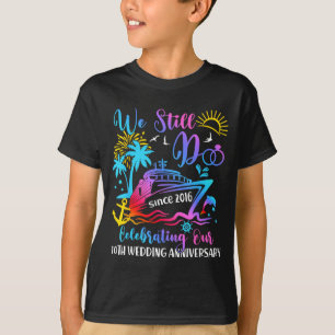 10. Hochzeitstag 10 Jahre verheiratet Kreuzfahrt T-Shirt