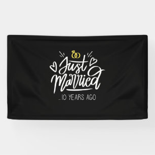 10. Hochzeitstag Banner
