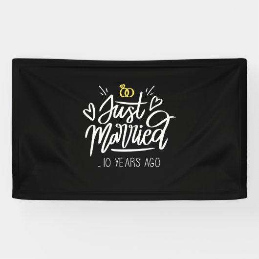 10. Hochzeitstag Banner (Horizontal)