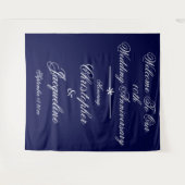 10. Hochzeitstag Cooler Foto Stand Hintergrund Wandteppich (Vorderseite (Horizontal))