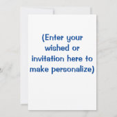 10. Hochzeitstag Einladung (Rückseite)