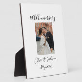 10. Hochzeitstag Foto Name Paar Romanti Fotoplatte (Seite)