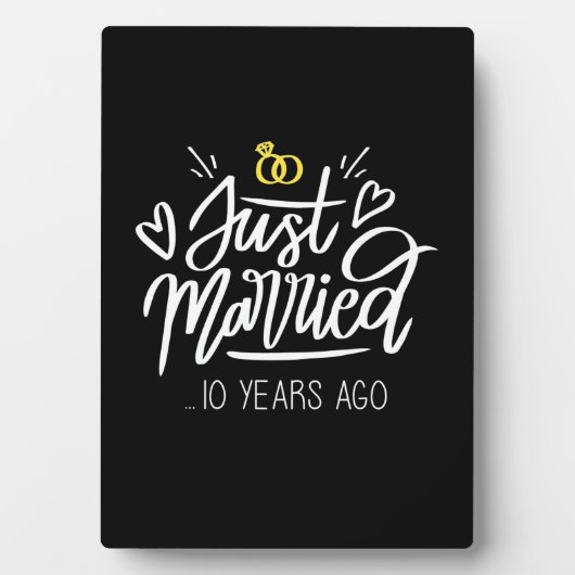  | 10. Hochzeitstag Fotoplatte (Vorderseite)