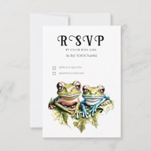 10. Hochzeitstag Gartencasualparty RSVP Karte