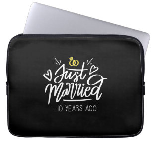 10. Hochzeitstag Laptopschutzhülle