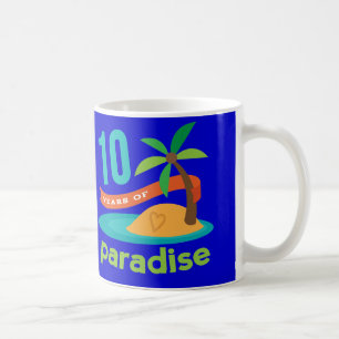 10. Hochzeitstag-lustiges Geschenk Kaffeetasse
