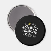 10. Hochzeitstag Magnet (Vorderseite/Rückseite)