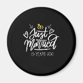 10. Hochzeitstag Magnet (Vorne)