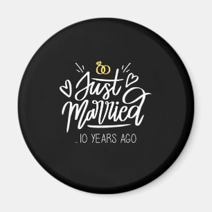 10. Hochzeitstag Magnet