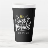 10. Hochzeitstag Milchtasse (Vorderseite)