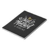  | 10. Hochzeitstag Notizblock (Rotiert)