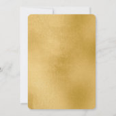 10. Hochzeitstag Party Champagne Brille Einladung (Rückseite)