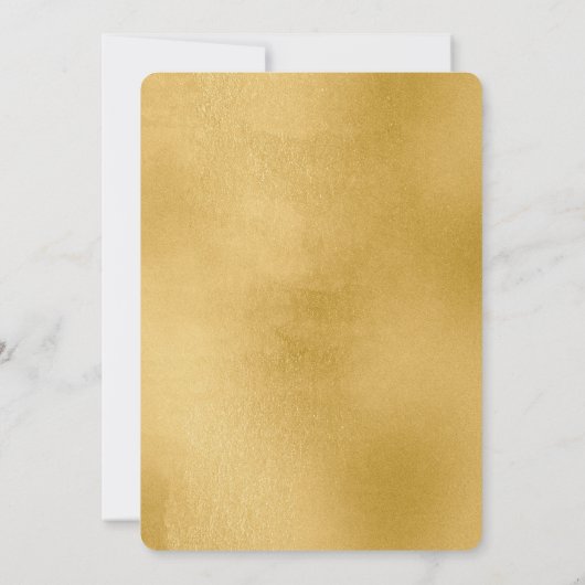 10. Hochzeitstag Party Champagne Brille Einladung (Rückseite)