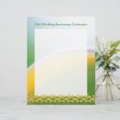 10. Hochzeitstag Party Scrapbook Seite 1 (Stehend Vorderseite)