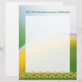 10. Hochzeitstag Party Scrapbook Seite 1 (Vorne/Hinten)