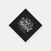  | 10. Hochzeitstag Serviette (Ecke)