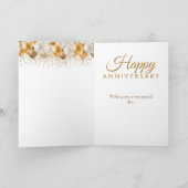 10. Hochzeitstag Son Daughter Ballon Karte (Innenseite)