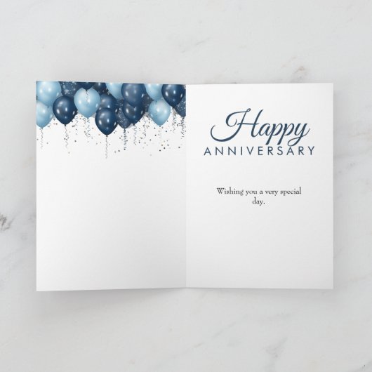 10. Hochzeitstag Son-Tochter Karte (Innenseite)