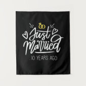  | 10. Hochzeitstag Wandteppich (Vorderseite)