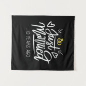  | 10. Hochzeitstag Wandteppich (Vorderseite (Horizontal))