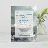 10. Hochzeitstag Wellness-Center Wellness Einladun Einladung (Stehend Vorderseite)