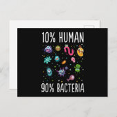 10 Human 90 Bacteria Microbiology Print Geschenk T Postkarte (Vorne/Hinten)