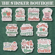 10 in einem Niedlichen Festkaffee und Weihnachtska