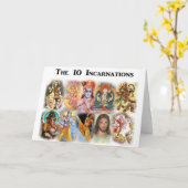 10 Inkarnations-Karte Karte (Gelbe Blume)