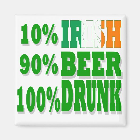 10 % Irland Magnet (Vorne)