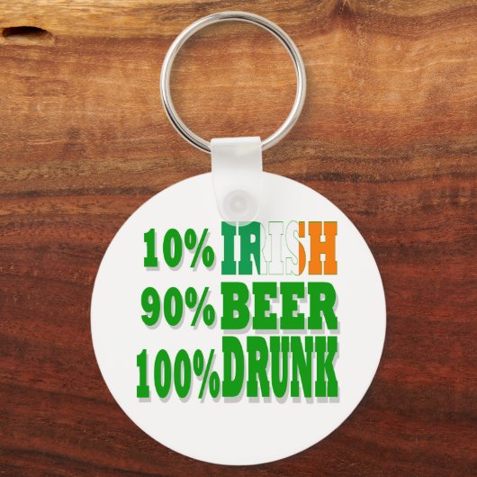 10 % Irland Schlüsselanhänger (Vorderseite)