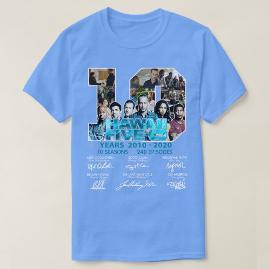 10 Jahre 2010 2020 Unterschrift TShirt (Design vorne)