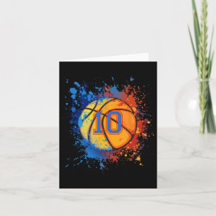 10 Jahre alt 10. Geburtstag Bysketbyll Geschenk fü Karte