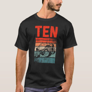 10 Jahre alt 10. Geburtstag Monster Truck Boys Gir T-Shirt