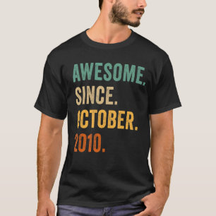 10 Jahre alt 10. Geburtstag Phantastisch seit Okto T-Shirt